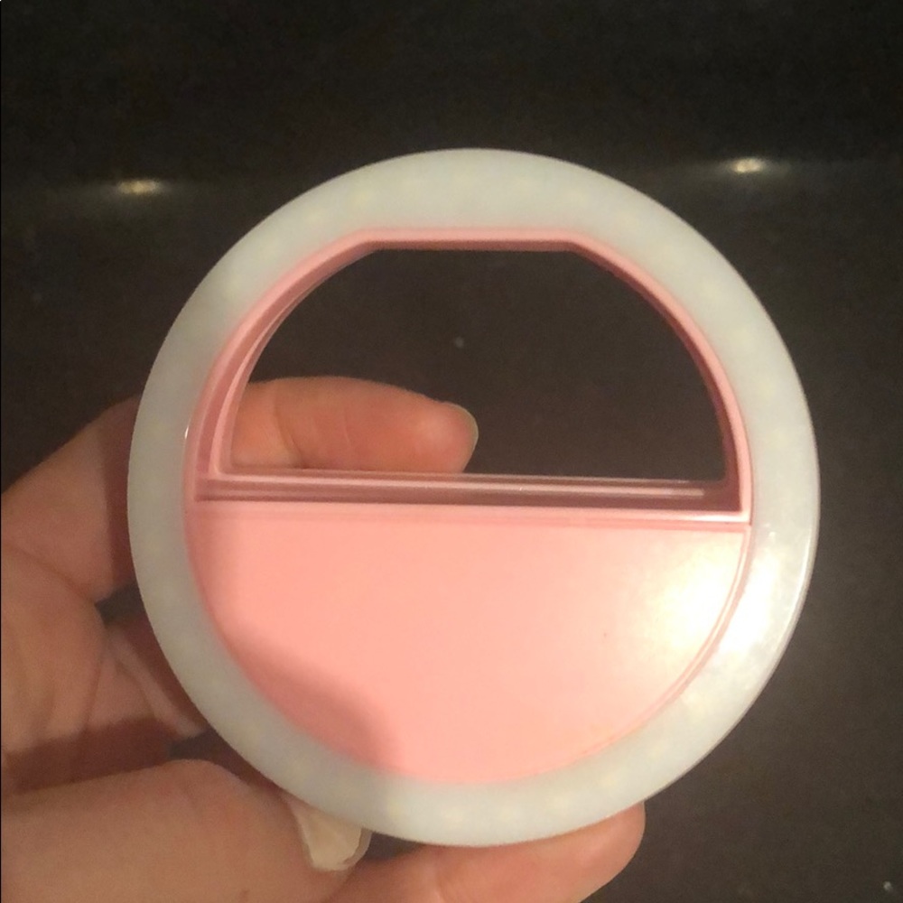 Selfie light ring phone attachment